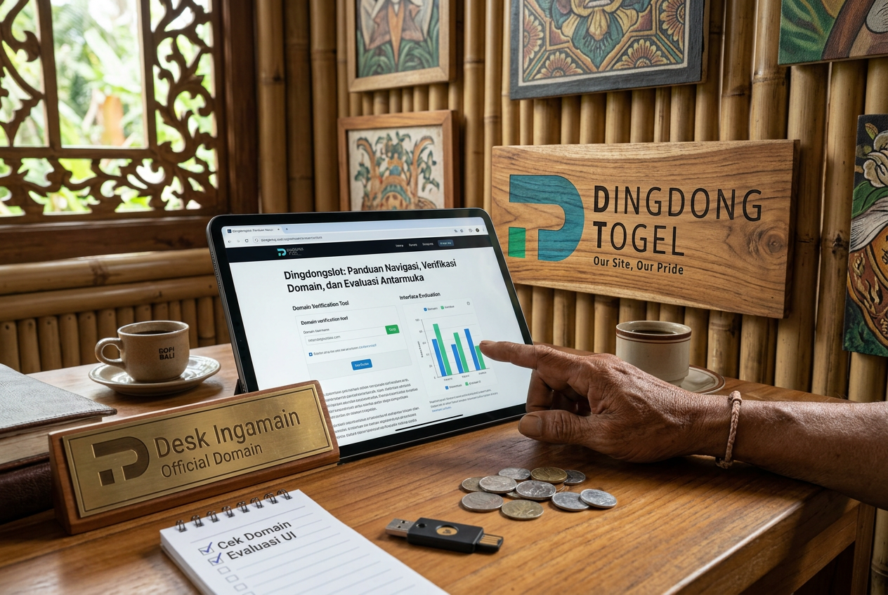 Dingdongslot: Panduan Navigasi, Verifikasi Domain, dan Evaluasi Antarmuka